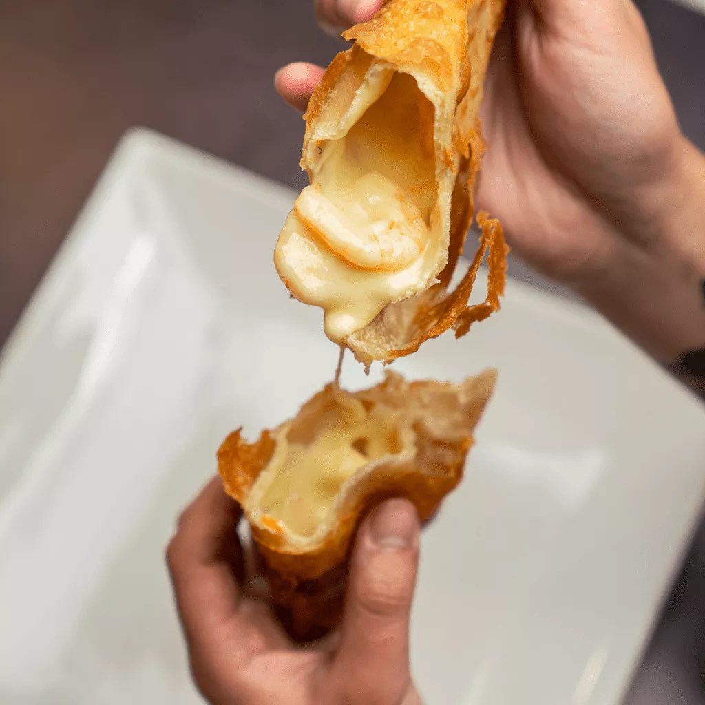 empanada camarón queso